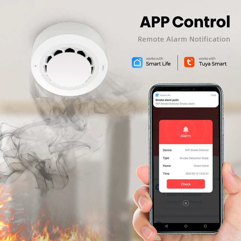ONENUO Tuya Zigbee датчик дыма – обзор и цена Zigbee Smoke Sensor Tuya