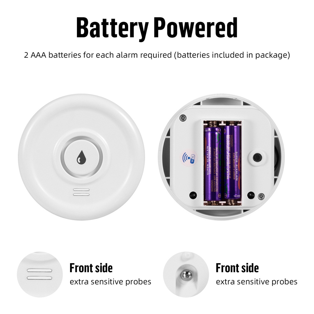 Датчик утечки воды Tuya с Wi-F – обзор и цена Water Leak Detector Wifi Alarm