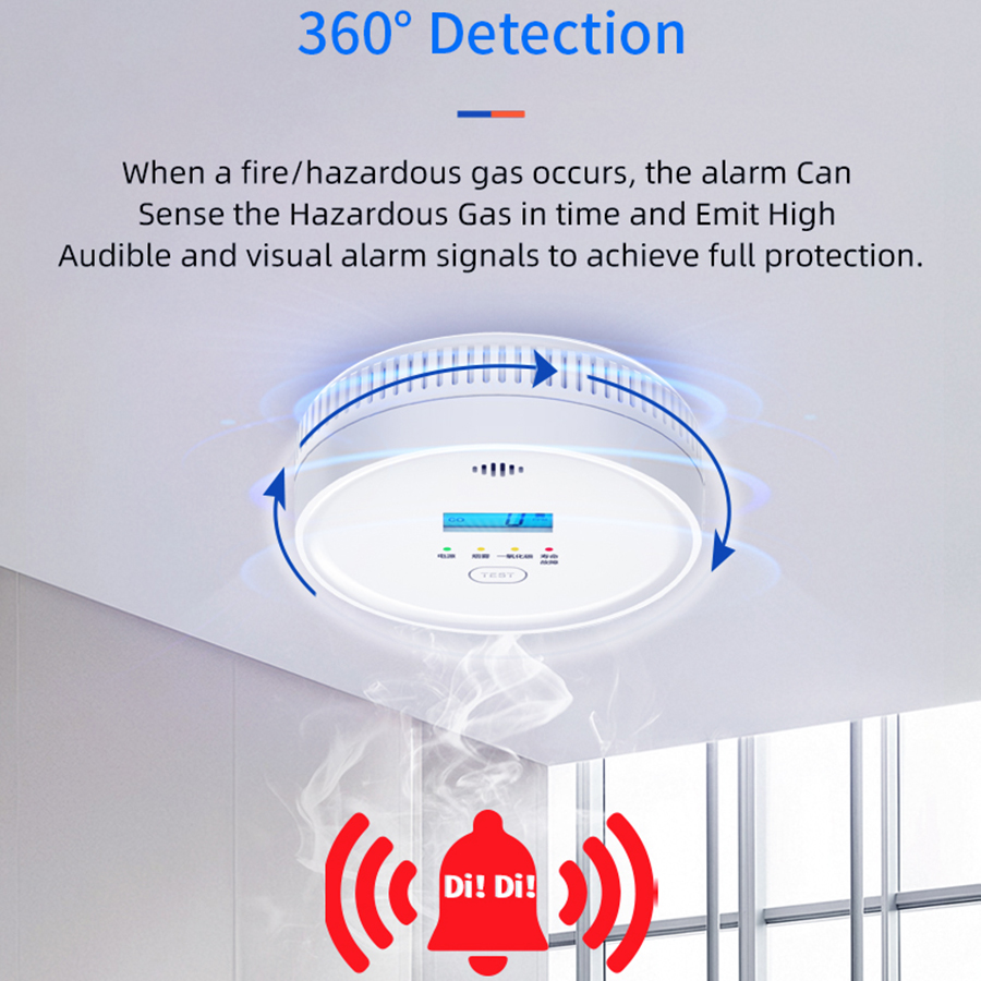 Датчик угарного газа и дымовой – обзор и цена Smoke Alarm 10 Year Battery