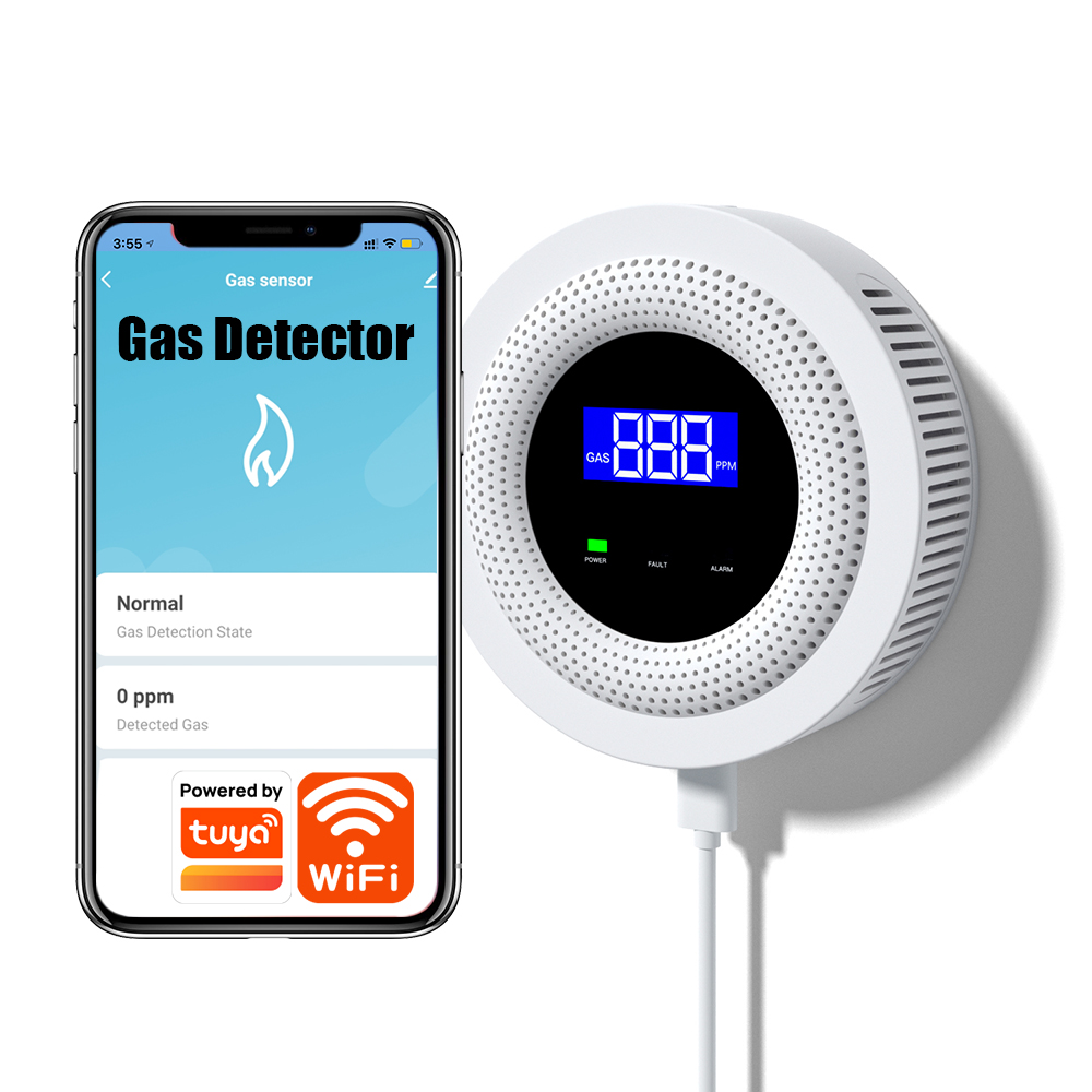 Датчик утечки газа Eleopard Tu – обзор и цена Smart Smoke Detector Wifi