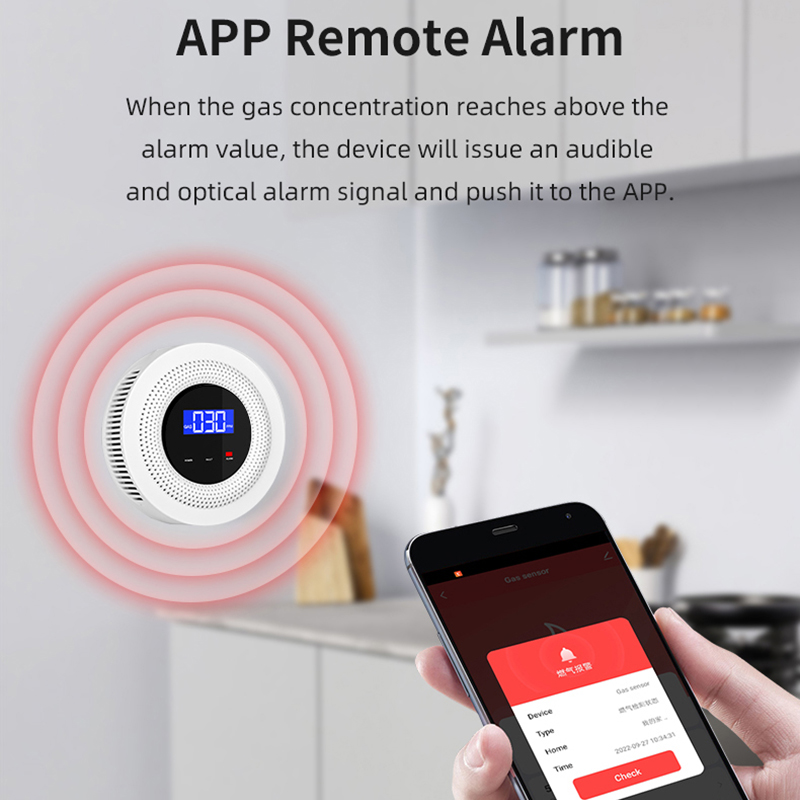 Датчик утечки газа Eleopard Tu – обзор и цена Smart Smoke Detector Wifi