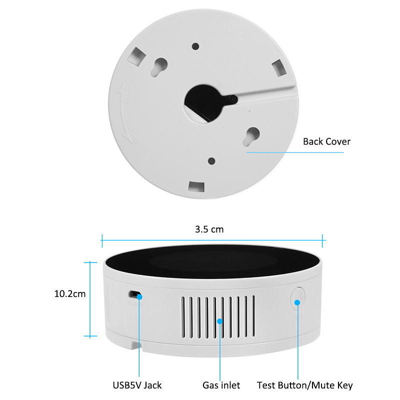 WIFI Tuya Детектор утечки прир – обзор и цена Smart Gas Leak Detector Lpg