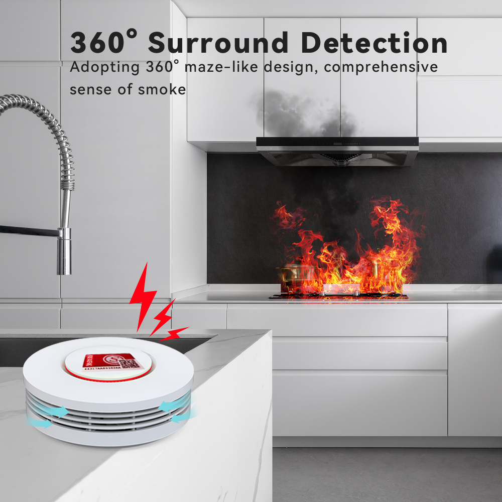 Датчик дыма Meian Tuya Zigbee, – обзор и цена Zigbee Smoke Sensor Tuya