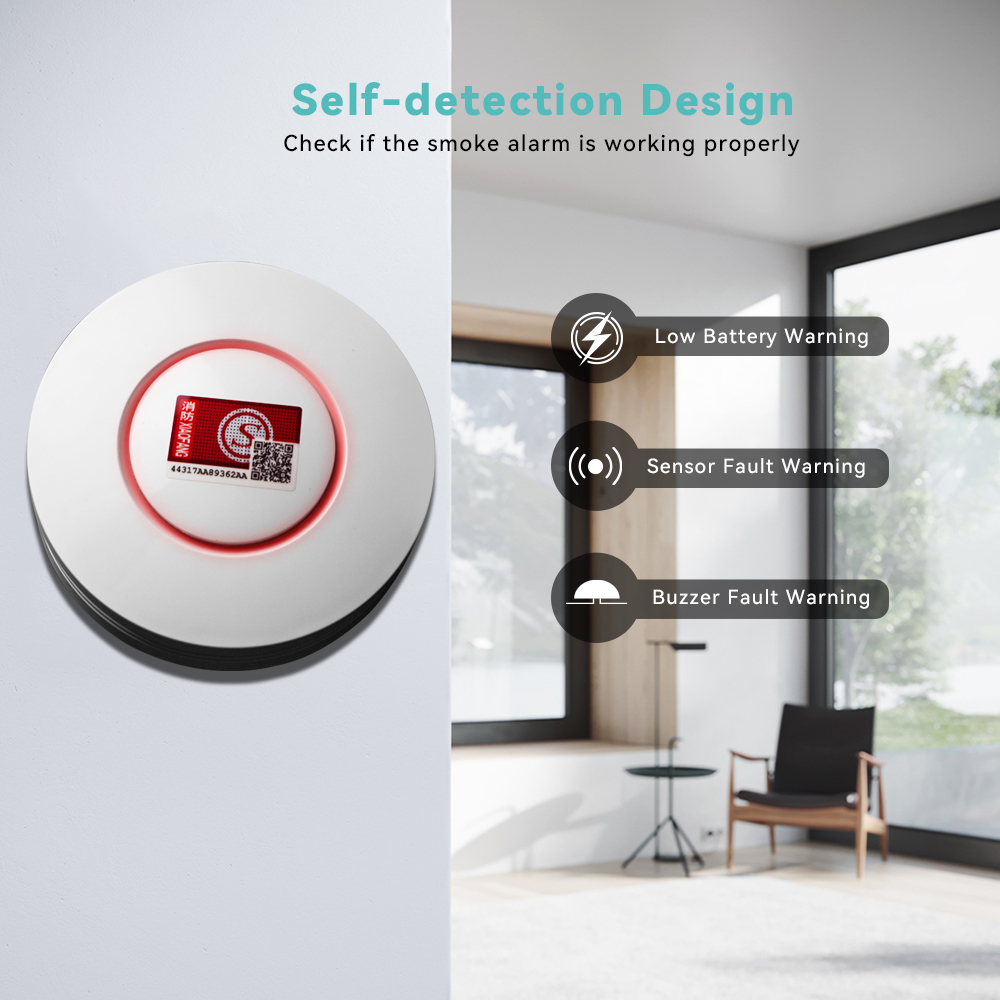 Датчик дыма Meian Tuya Zigbee, – обзор и цена Zigbee Smoke Sensor Tuya