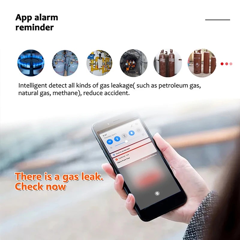Tuya WiFi GAS LPG датчик утечк – обзор и цена Smart Gas Leak Detector Lpg