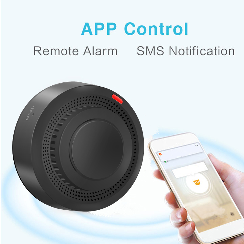 Беспроводной датчик дыма 2.4G  – обзор и цена Smart Smoke Detector Wifi