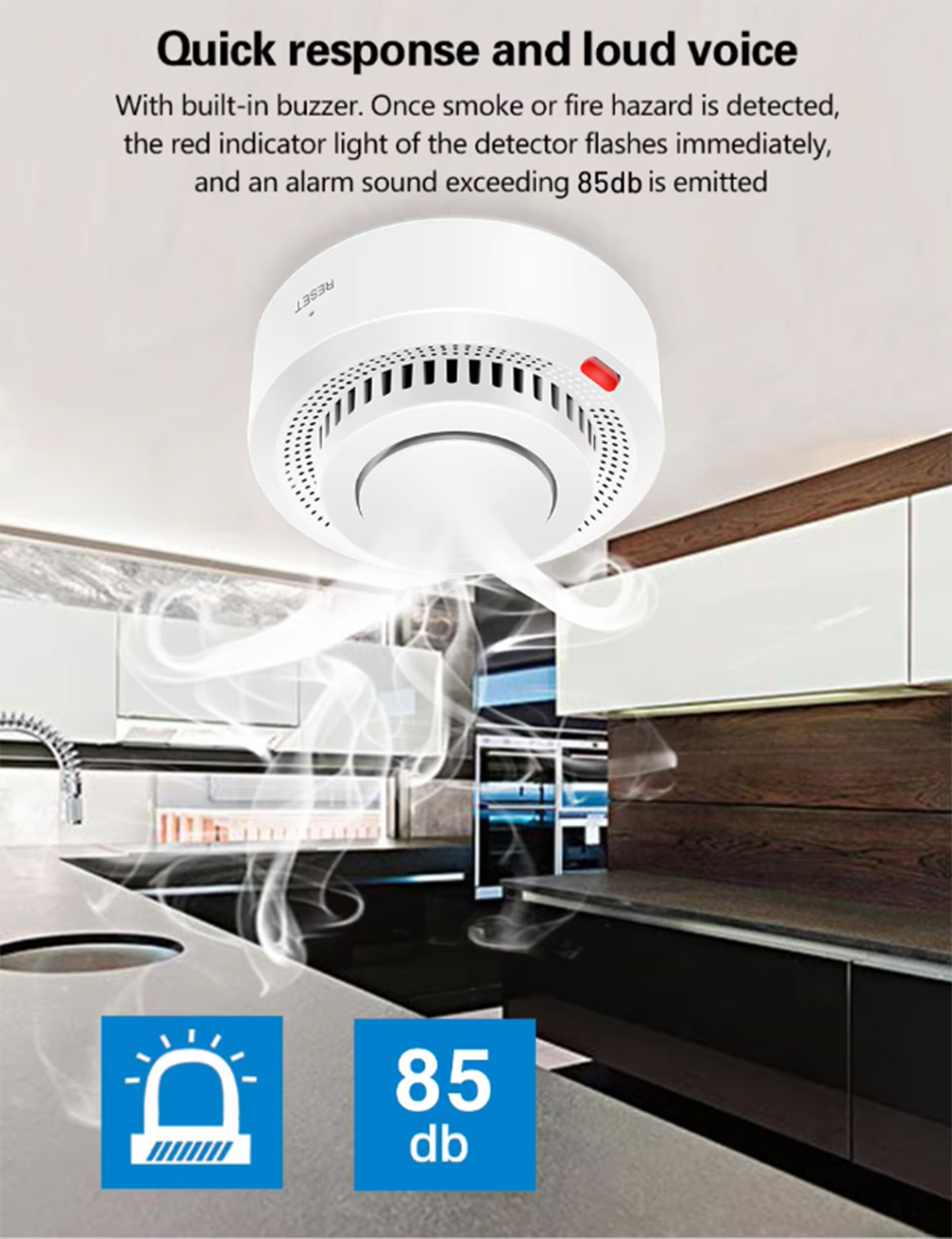 Gorelax 400A Tuya Wifi умный д – обзор и цена Zigbee Smoke Sensor Tuya