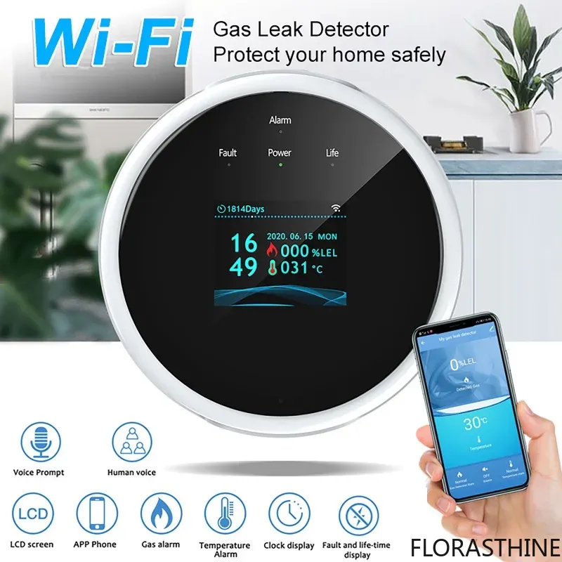 Датчик утечки газа Tuya WiFi д – обзор и цена Smart Gas Leak Detector Lpg