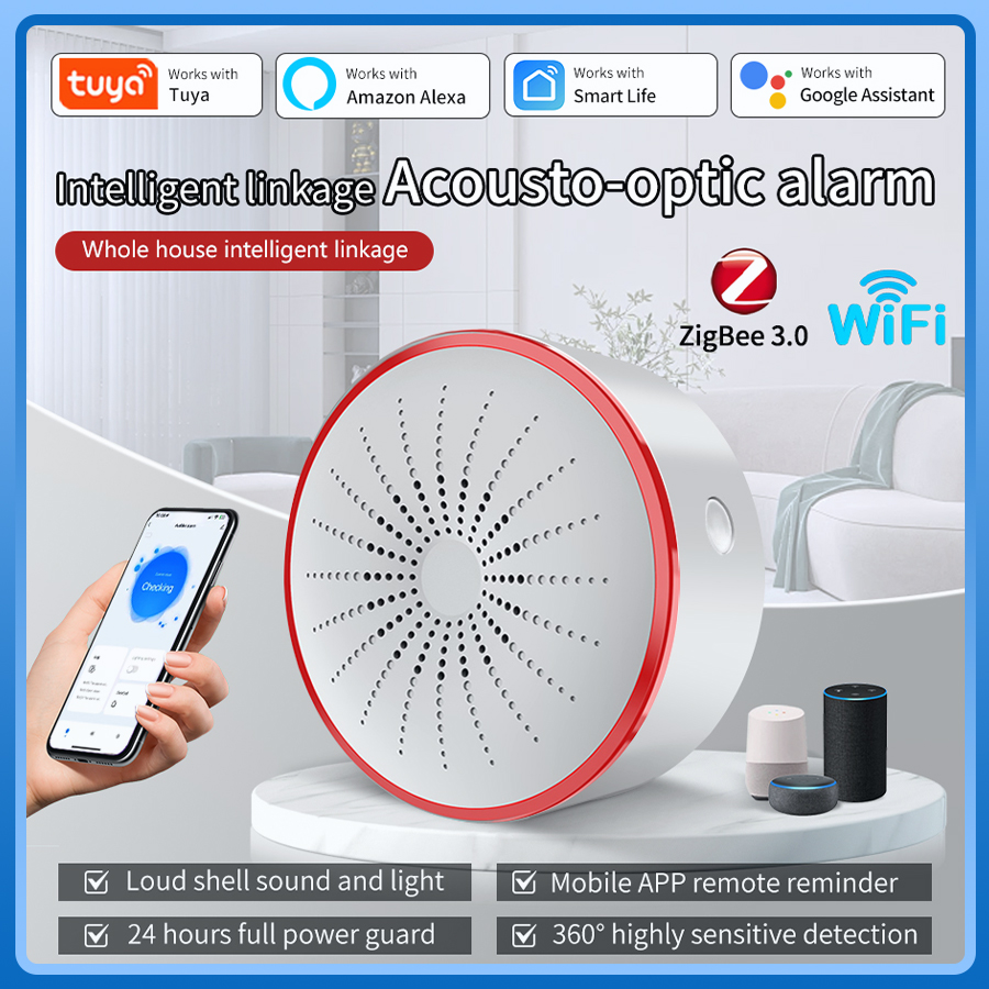 Tuya WiFi ZigBee сигнализация  – обзор и цена Zigbee Smoke Sensor Tuya