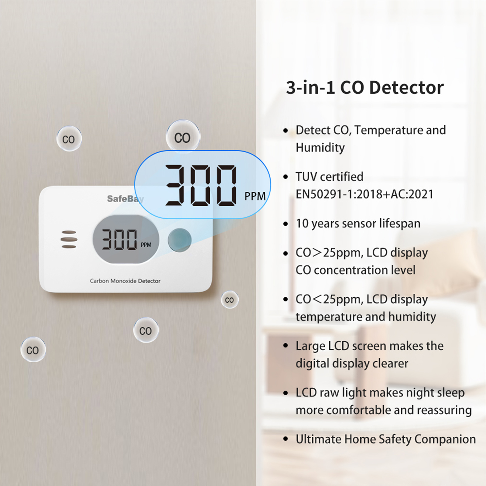 Беспроводной детектор угарного – обзор и цена Carbon Monoxide Detector Combo