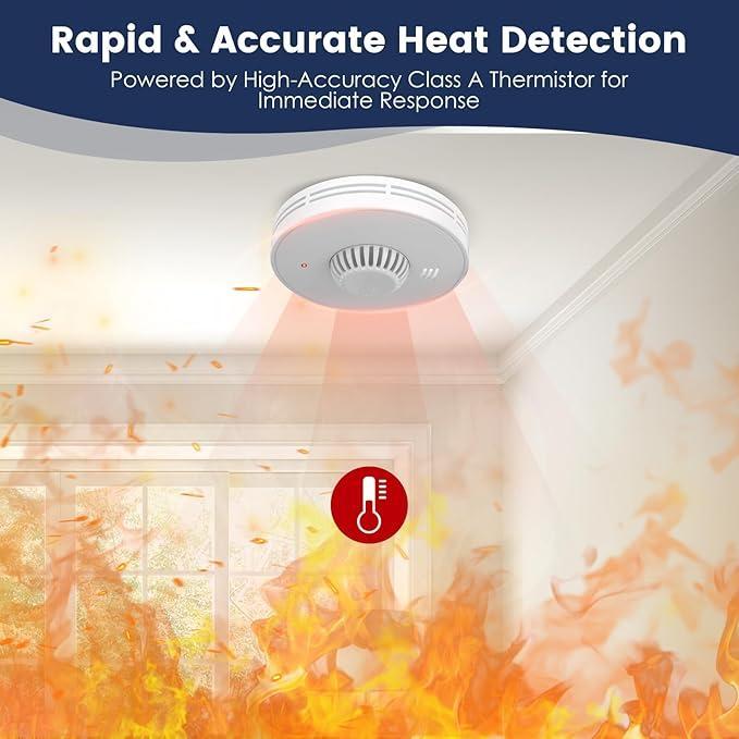Беспроводная взаимосвязанная с – обзор и цена Smoke Alarm 10 Year Battery